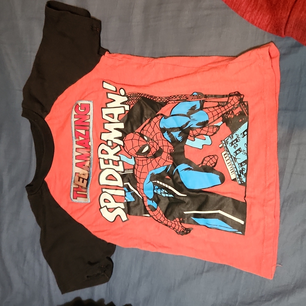 Spiderman tee and hoodie
